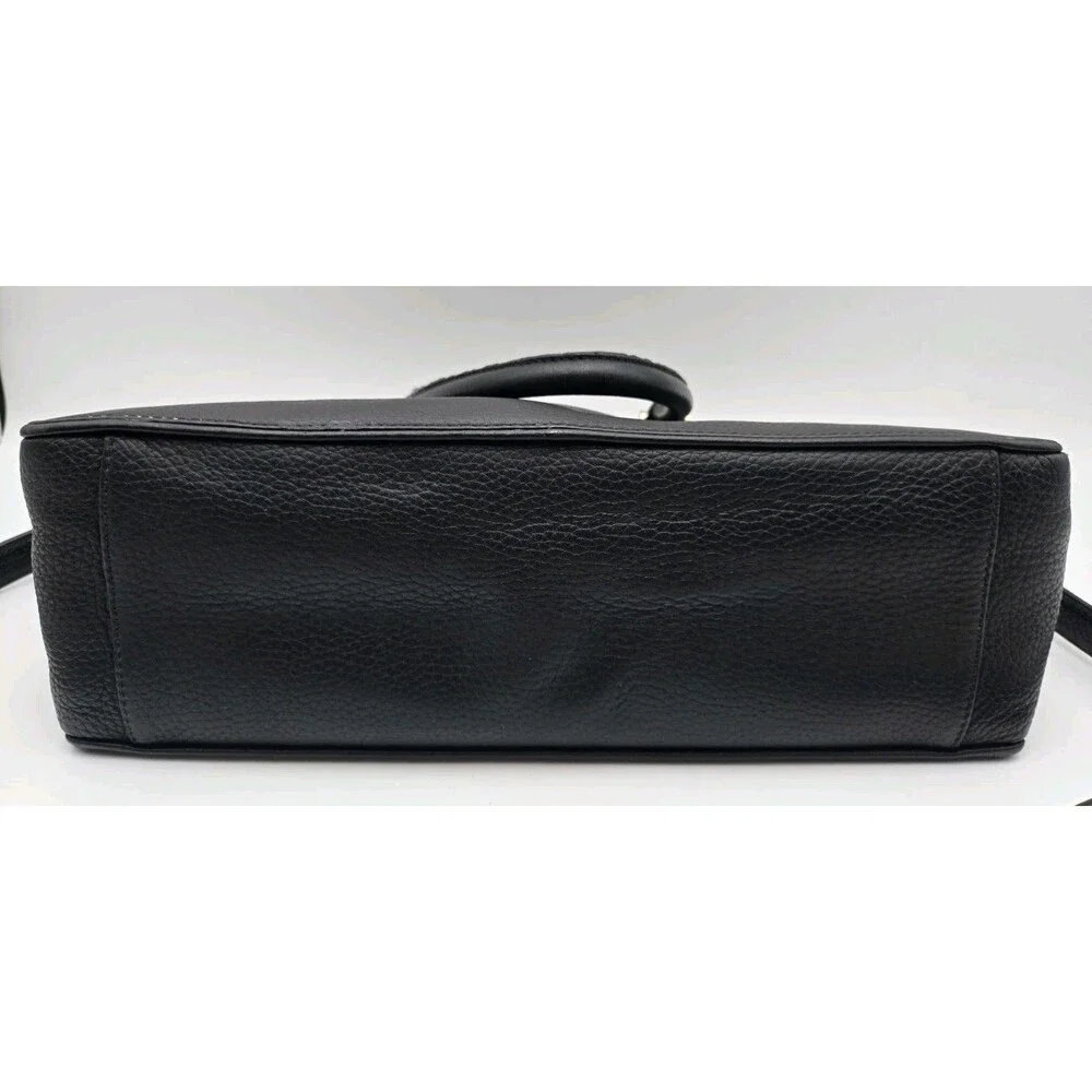 Kate Spade Kalen Chester Street Black Leather Satchel Crossbody Bag WKRU4074